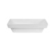 Раковина Qtap Crow 558х372х145 White з донним клапаном QT0511L739W
