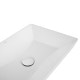 Раковина Qtap Crow 558х372х145 White з донним клапаном QT0511L739W