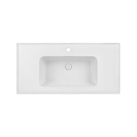 Раковина Qtap Albatross A 1000х500х230 White с донным клапаном QT01115100AW