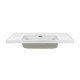 Раковина Qtap Albatross A 1000х500х230 White с донным клапаном QT01115100AW