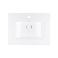 Раковина Qtap Albatross 600х460х180 White з донним клапаном QT01113060CW