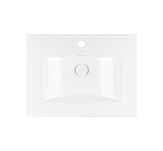 Раковина Qtap Albatross 600х460х180 White з донним клапаном QT01113060CW