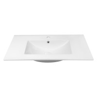 Раковина Qtap Albatross 800х460х180White з донним клапаном QT01113080CW