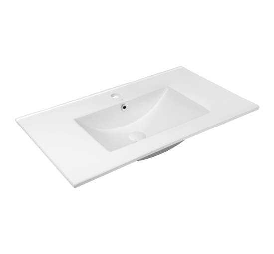 Раковина Qtap Albatross 800х460х180White з донним клапаном QT01113080CW