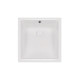 Раковина Qtap Stork 440x340x190 White з донним клапаном QT15116086W