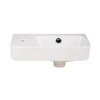 Раковина Qtap Tern 450х260х155 White з донним клапаном QT17115117LW