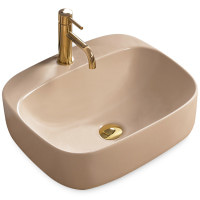 Раковина на стільницю Rea Luiza 50 Beige MAT