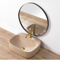 Раковина на стільницю Rea Luiza 50 Beige MAT