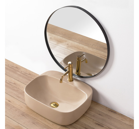 Раковина на стільницю Rea Luiza 50 Beige MAT