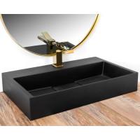 умивальник Rea Goya 37x60 black (REA-U8779)