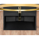 умивальник Rea Goya 37x60 black (REA-U8779)