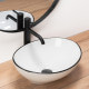 умивальник Rea Sofia 34,5x41 black edge (REA-U3217)