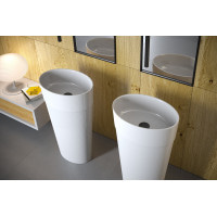 Раковина підлогова литий камінь Besco Uniqa 46 32x46x84 без переливу Раковина підлогова литий камінь Besco Uniqa 46 32x46x84 без переливу