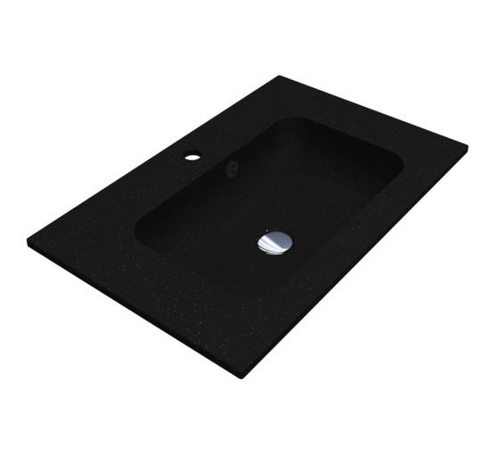 Умивальник Miraggio DELLA 700 MIRASTONE BLACK