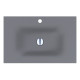 Умывальник Miraggio JESSEL 700 MIRASTONE GRAY