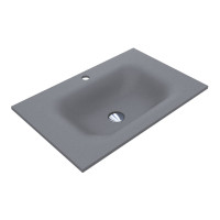 Умывальник Miraggio JESSEL 700 MIRASTONE GRAY