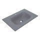 Умывальник Miraggio JESSEL 700 MIRASTONE GRAY