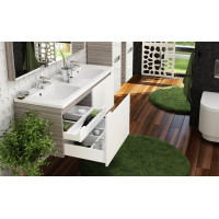 Двойной умывальник Ravak Classic 1300 white с отверстием (XJD01113000)
