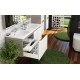 Двойной умывальник Ravak Classic 1300 white с отверстием (XJD01113000)