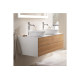 Умывальник на столешницу Duravit WHITE TULIP Ø 43 см с керамической накладкой (2362430079)