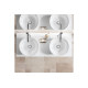 Умывальник на столешницу Duravit WHITE TULIP Ø 43 см с керамической накладкой (2362430079)