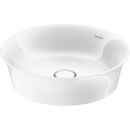 Умывальник на столешницу Duravit WHITE TULIP Ø 43 см с керамической накладкой (2362430079)