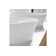 Умывальник на столешницу Duravit WHITE TULIP Ø 43 см с керамической накладкой (2362430079)