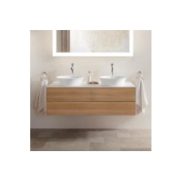 Умивальник на стільницю Duravit WHITE TULIP Ø 43 см з керамічною накладкою (2362430079)