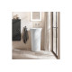 Умивальник підлоговий Duravit WHITE TULIP 50х90 см з боковим підключенням (27025000701) WonderGliss