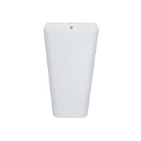 Раковина для пола моноблок Qtap Tern 440х380х830мм White с донным клапаном QT1711G302W