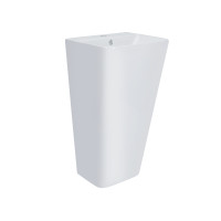 Раковина для пола моноблок Qtap Tern 440х380х830мм White с донным клапаном QT1711G302W