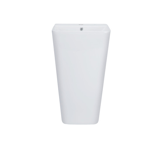 Раковина для підлоги моноблок Qtap Tern 440х380х830mm White з донним клапаном QT1711G302W