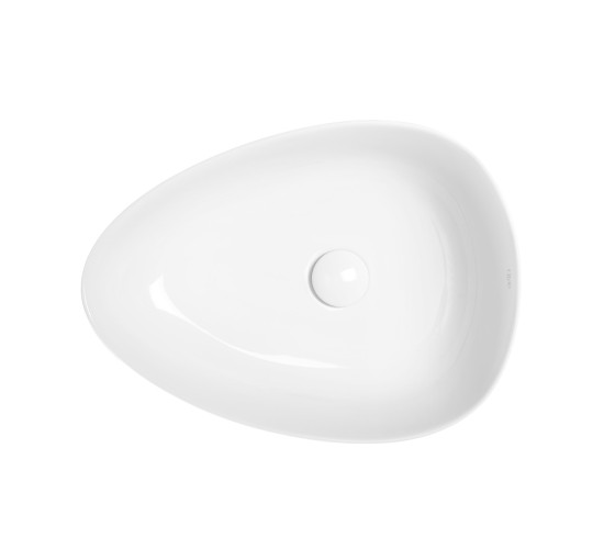 Раковина-чаша Qtap Leo 400х350х160 White с донным клапаном QT1111A053W