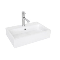 умивальник Rea Valeria N 35,4x50,3 білий (REA-U5000)