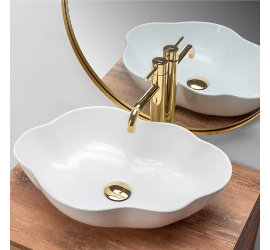 умивальник Rea Pearl 51x38 white (REA-U0265)