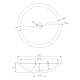 Умивальник накладний VOLLE 13-40-856 515x515мм круглий білий