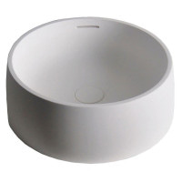 Умывальник накладной VOLLE 13-40-468 420x420x150мм круглый белый