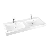 Раковина на стільницю з литого каменя Marmorin Moira Bis 120 Duet (280 120 220 xx x)