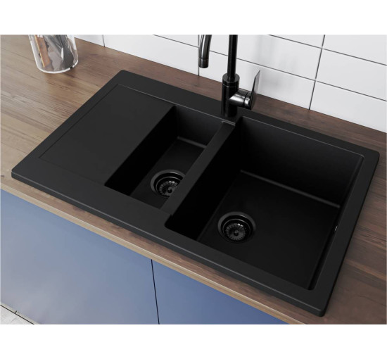 Кухонная мойка Miraggio LAPAS black