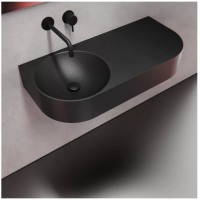 Умывальник из бетона графит 900S