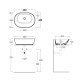 Умывальник SIMAS WA 02 Wave (WA02) Glossy white