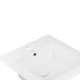Раковина Qtap Stork 420x420x170 White з донним клапаном QT15116037W