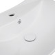 Раковина подвесная моноблок Qtap Presto 600х450х405мм White с донным клапаном QT2411G822W