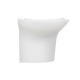 Раковина подвесная моноблок Qtap Presto 600х450х405мм White с донным клапаном QT2411G822W