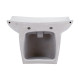 Раковина подвесная моноблок Qtap Presto 600х450х405мм White с донным клапаном QT2411G822W