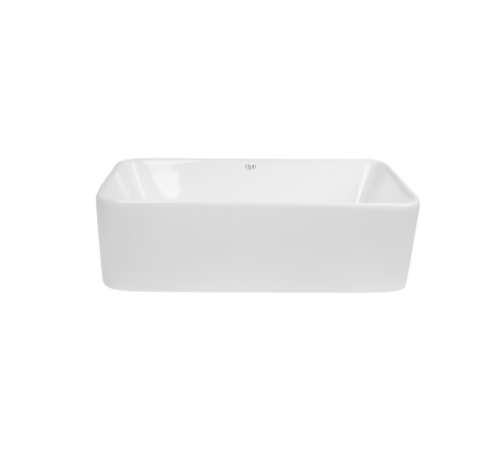 Раковина-чаша Qtap Tern 475х370х140 White с донным клапаном QT17112074W