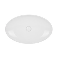 Раковина-чаша Qtap Dove 680х420х120 White з донним клапаном QT0611K160W