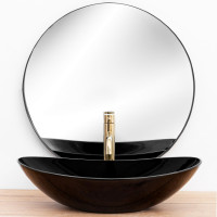 умивальник Rea Royal 36,5x61,5 black (REA-U0445)