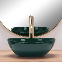 умивальник Rea Sofia mini green 27х35,5 (REA-U0961)
