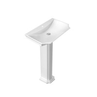 Комплект раковина з п‘єдесталом з литого каменя Marmorin La Donna (P_U_048_01_0700 + P_P_048_03_0200)